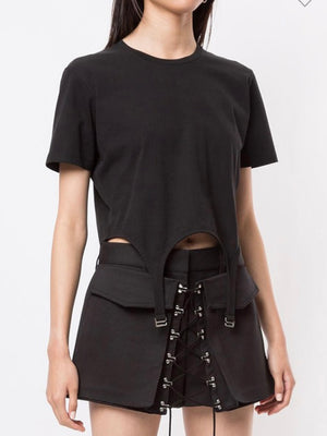 Black Garter Tee$